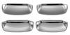 BRIGHTZ Jimny Nomad JC74W Chrome Door Handle Plated JC74W Nomad JC 74 Covers, [DHC-SARA-107-4PC]
