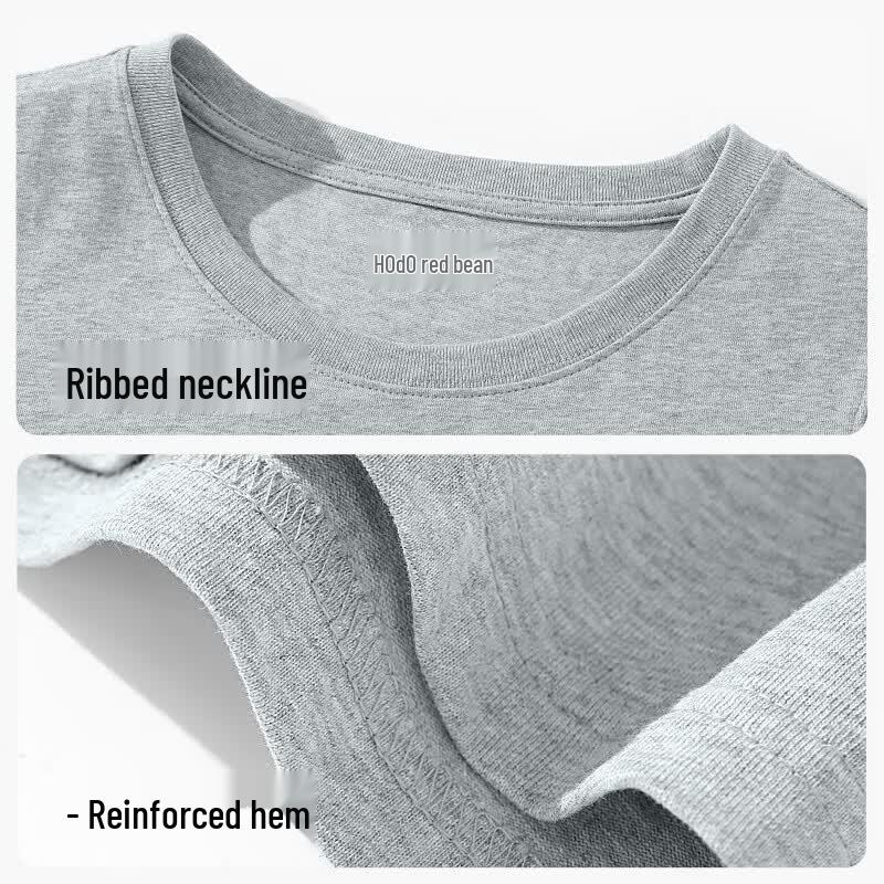 Hodo Men's Summer Pure Cotton Sleeveless T-shirt & Shorts Set