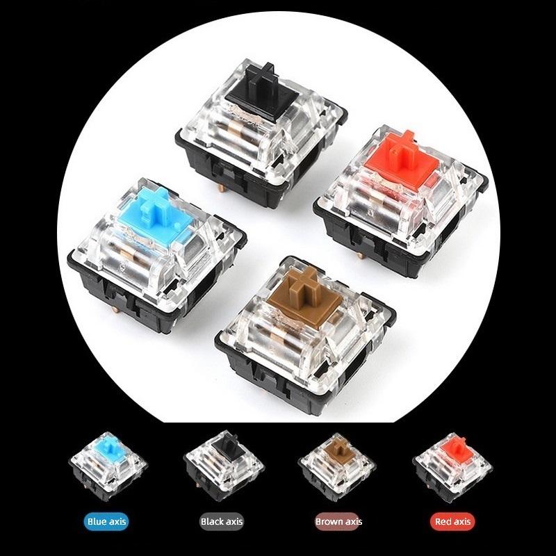 10dílný spínač klávesnice balicího stroje Černá hřídel Červená hřídel Hnědá hřídel Modrá hřídel Výměna klávesnice Test opravy Výměna Cherry MX