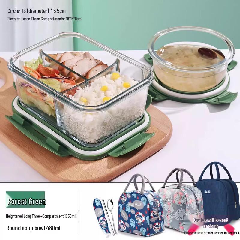 

ZISIZ Glass Lunch Box