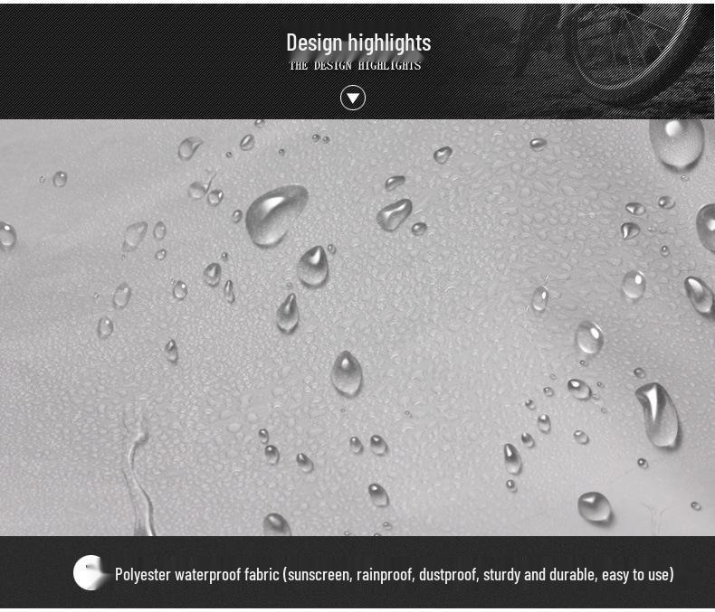 Universal Electric Vehicle Rain and Sun Protection Cover for Cars, Motorcycles, and Bicycles