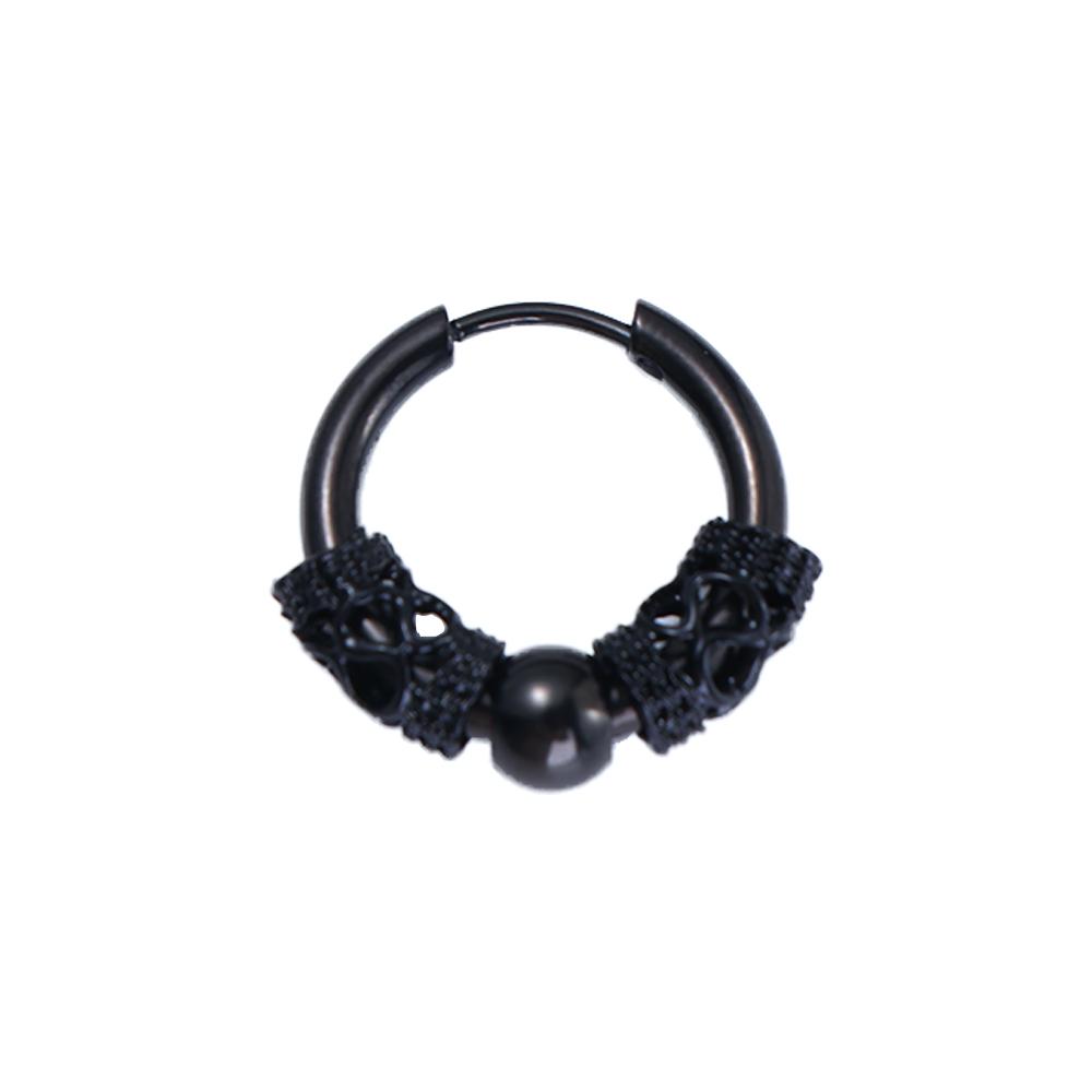Ins Light Luxury Circle Earrings High-end Exaggerated Hoop Earrings Prevent Allergy Copper Ear Buckle Unisex
