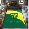 Norwich City Printed Crystal Velvet Rug Non‑Slip Crystal Velvet Carpet For Sofa Bedroom Indoor Home Decoration