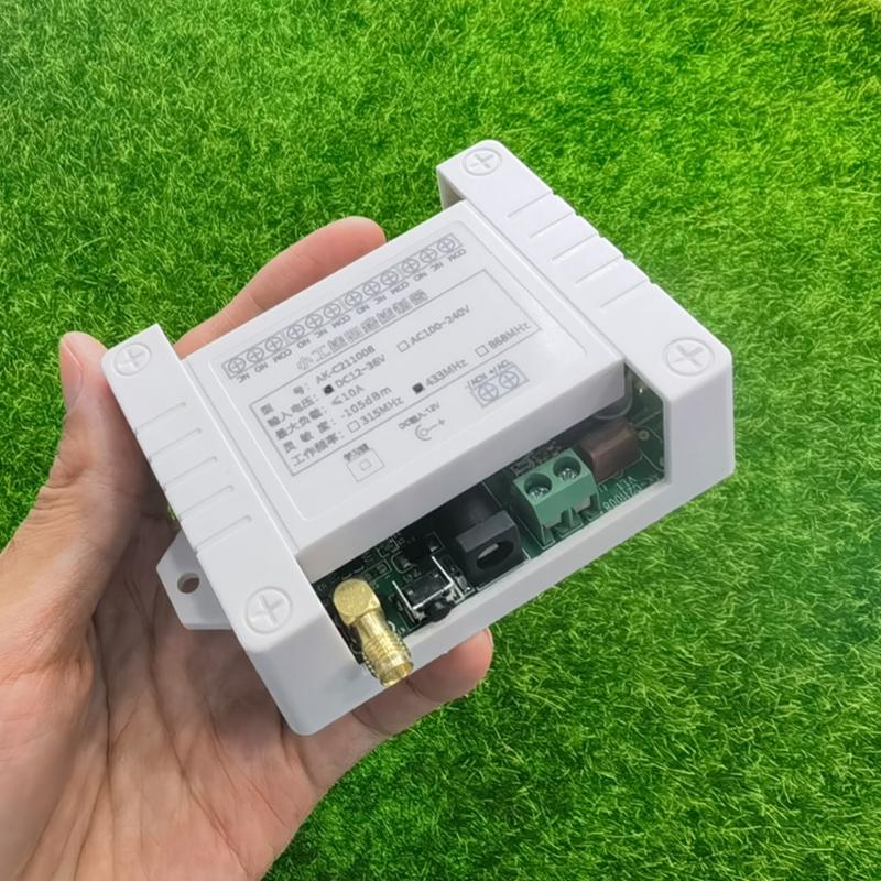 315Mhz 433Mhz DC 85V-260V Four Channel Relay Module Receiver Wireless Remote Control Switch for DC Motor DIY