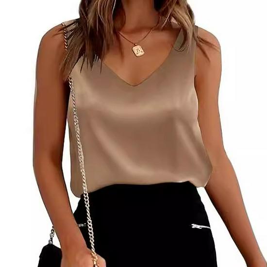 European-American Women's Summer Casual Sleeveless Camisole Top