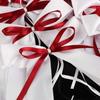 Mariage , décoration de Voiture, nœud en Satin pour Mariageblanches et rouges/50 PCS