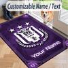 Custom Text Printed Rug Anderlecht FC Non Slip Floor Carpet For Home Room Decor