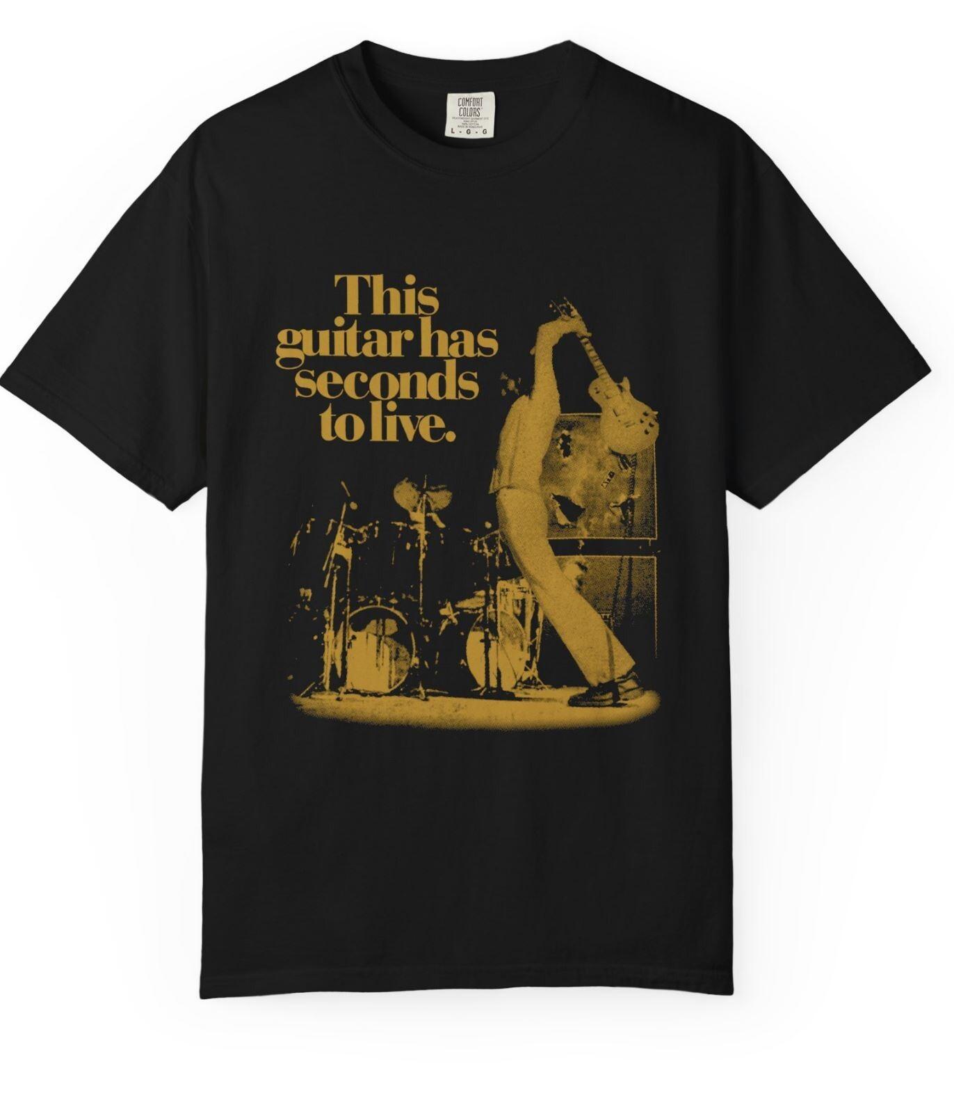 New This Guitar Has Seconds to Live Comfort Colors® 1717 T-Shirt XL