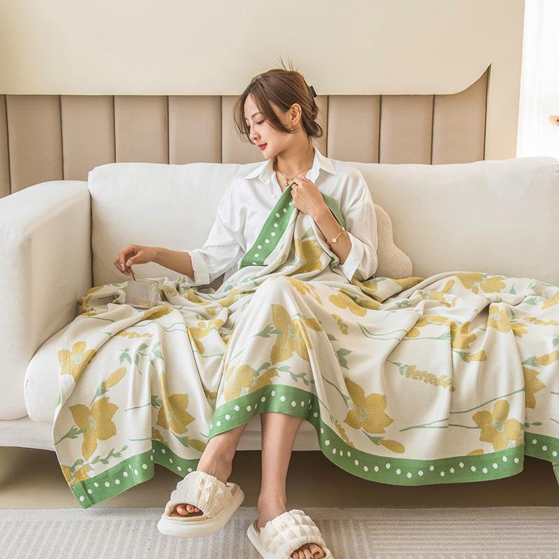 

1 шт. Летнее одеяло из бамбукового волокна, четырехслойная марля, прохладное освежающее тонкое одеяло, одеяло для сна под кондиционером 150x200cm