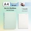 B5 Hand-Friendly Loose-Leaf A4 Junior Notebook with A5 Detachable Coil for Students