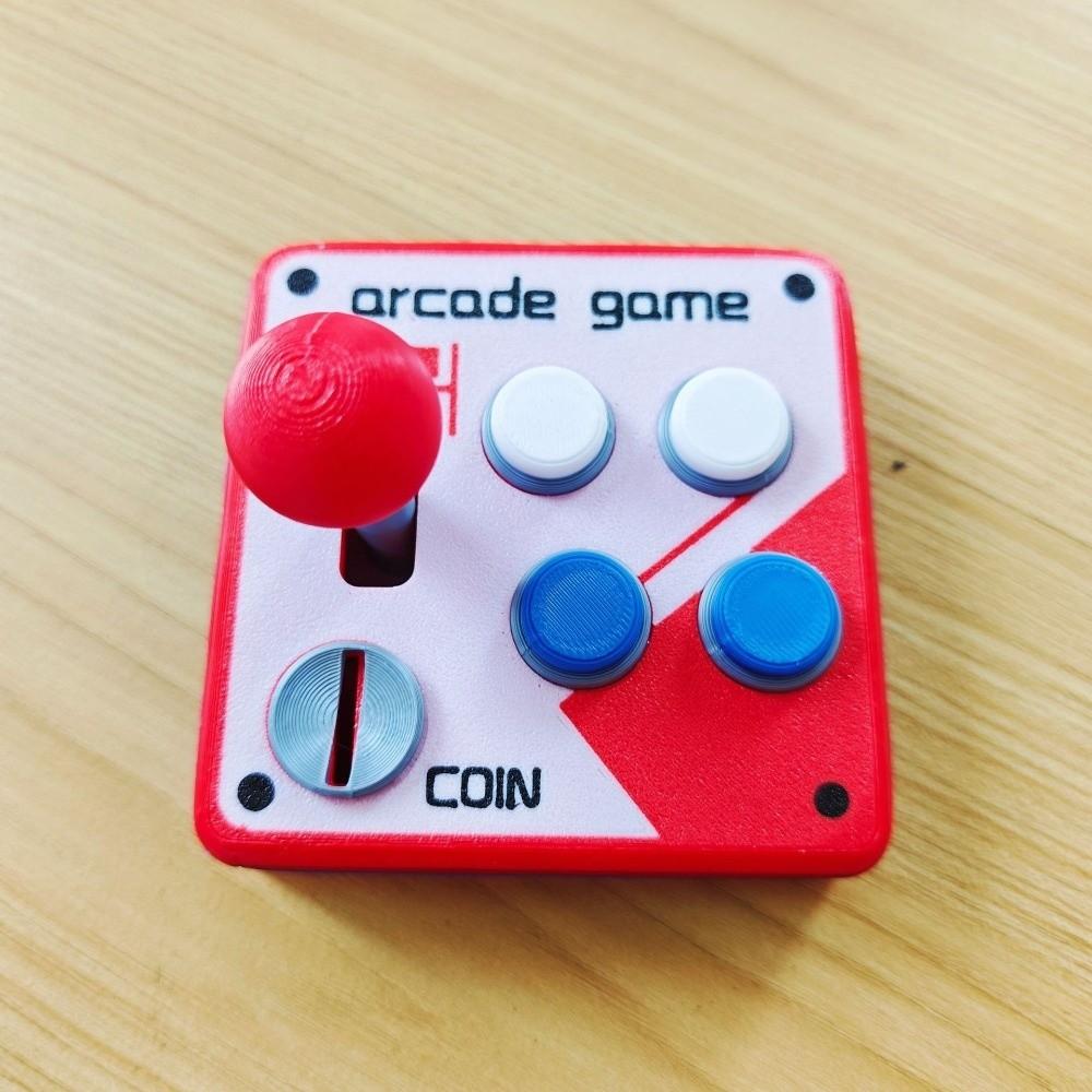 Retro Arcade Style Switch Panel Cover Joystick Design Switch Button Decorative Cover