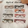 Ladies Cat Eye Optical Spectacle Eyeglasses Unisex Retro Anti-Blue Light Eyewear Men Women Computer Glasses Luxury Party Glasses