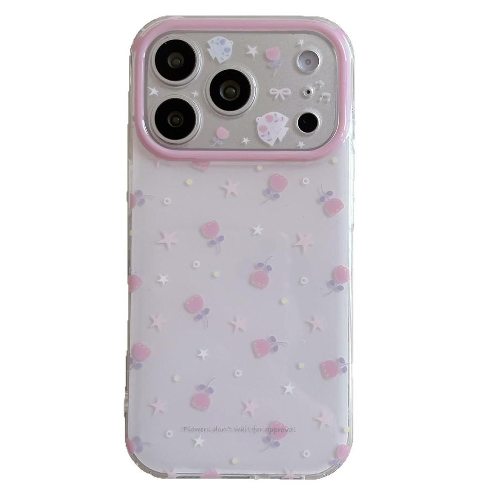 Double Layer Floral Swallow Anti-Fall Case for iPhone 14/13/17/16/15 Pro Max