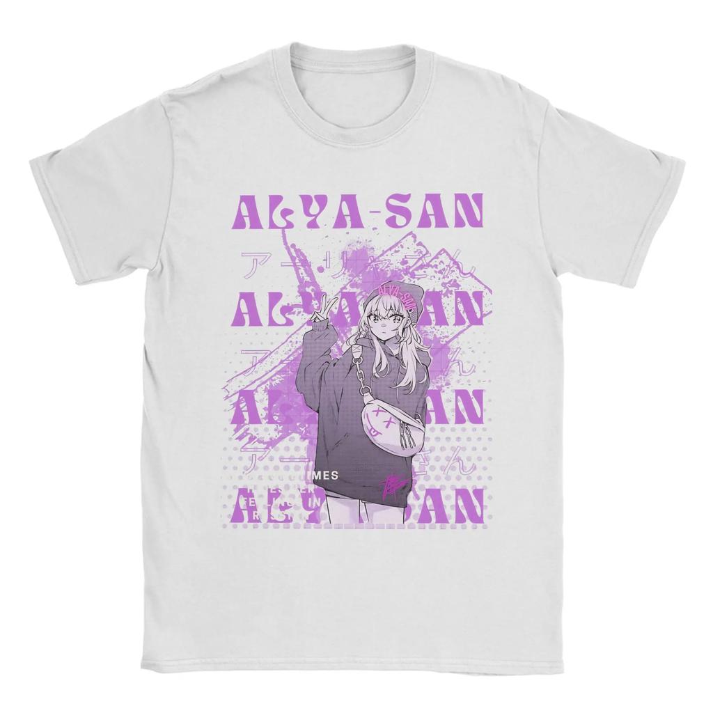 Mens Womens Alya Sometimes Hides Her Feelings in Russian Shirt 100 Cotton Printed Tee Shirts Top Clothing