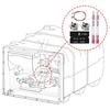 Electronic Water Heater Thermostat Assembly Water Heater Thermal Cutoff Kit for 45518A2 Replacement Accessories