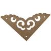 5 Pcs Corner Protector Antique Style Case Box Pure Brass Cloud Shaped CornerBronze