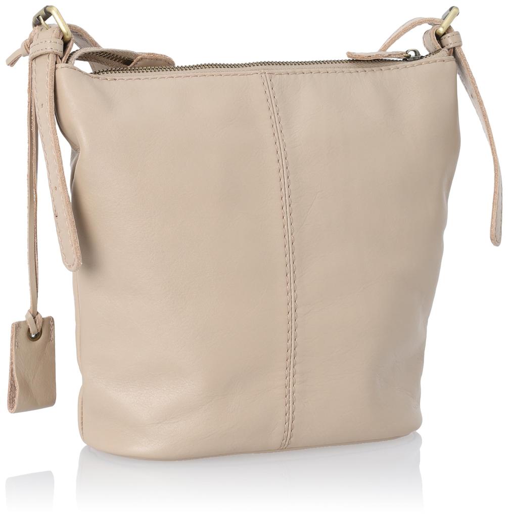 Peaks Peak Women's Cowhide Shoulder Bag, Beige, YT-3933