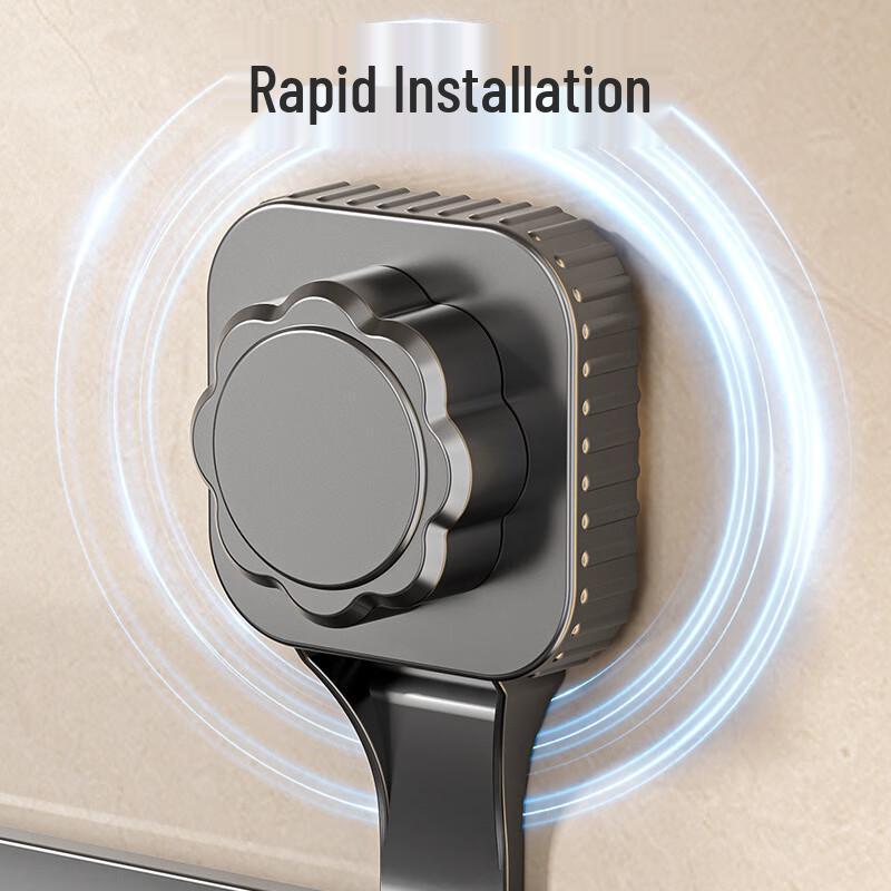 Miflame Wall-Mounted Suction Cup Bathroom Shelf