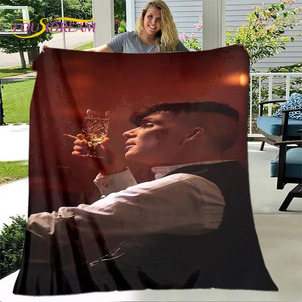 P-Peaky Blinders Tommy Shelby Soft Plush Blanket,Flannel Blanket Throw Blanket for Living Room Bedroom Bed Sofa Picnic Cover Kid