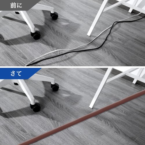 Wiring Cover Floor Rubber Wiring Mall Wall Hidden Wire Cover Floor Cord Cover Cord Protection Cover Hidden Wiring Cord Cable Cover PVC Soft Flame Reta