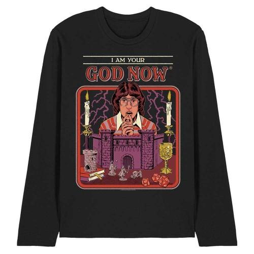 Steven Rhodes Unisex Adult I Am Your God Now Long-Sleeved T-Shirt