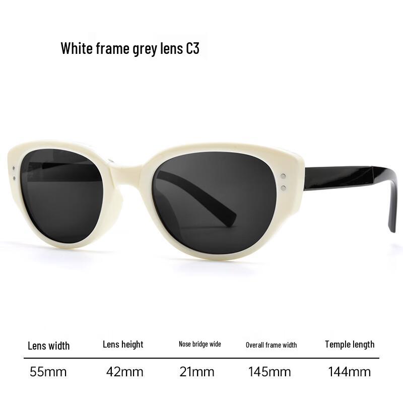 Складные поляризационные солнцезащитные очки «Кошачий глаз» для женщин Tan Bei Man