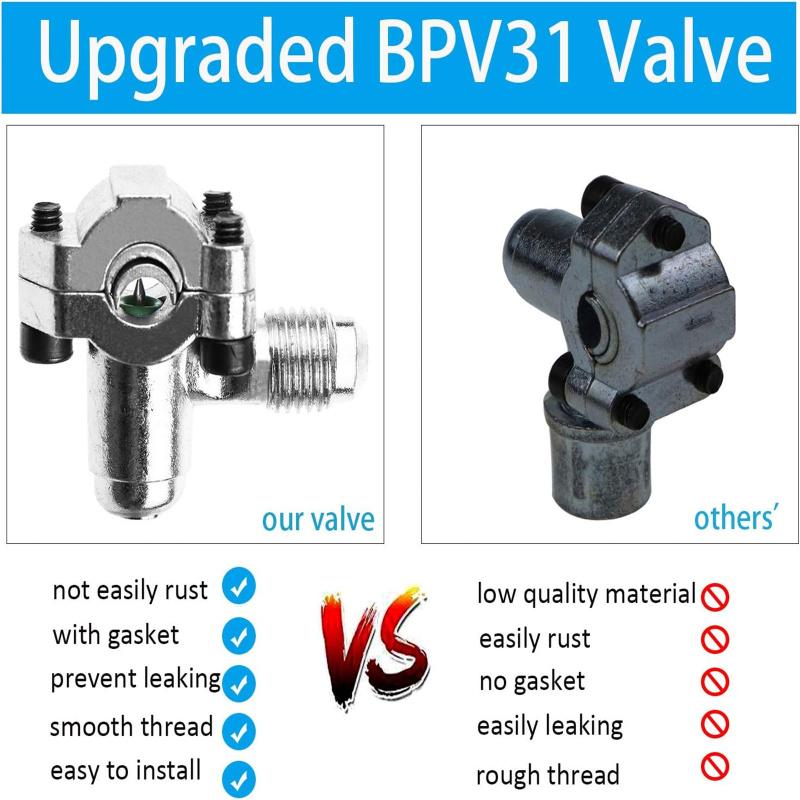 R134a Refrigerant Charging Hose With BPV31 Piercing Valve Piercing Tap Valve Kits Can Tap With Gauge