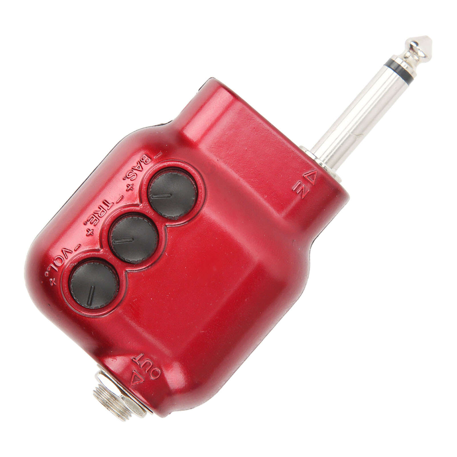 

Гитарный предусилитель, мини-предусилитель, штекер 6,35 мм для акустических гитар, аксессуары для инструментов, красный