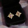 Niche Design Light Luxury Needle-plated 14K Personalized Earrings