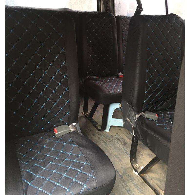 Jiangling Ford Transit Sitzbezug für 6-, 8-, 14- und 15-Sitzer oder JMC Rundum-Sitzschutz.