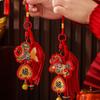 Gourd Blessing  Wind Chime Traditional Blessed Bag Pendant Lunar New Year Ornament  Festive Season