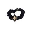 Autumn Rhinestone Four-Leaf Clover Hair Band – High Elastic, Fashionable, Ponytail Rubber Band