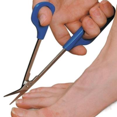 20 cm(7,87'')Toe Nail Scissor Long Reach Easy Grip Pedicure Trim Chiropody Clipper Manicure Trymer dla niepełnosprawnych Cutter