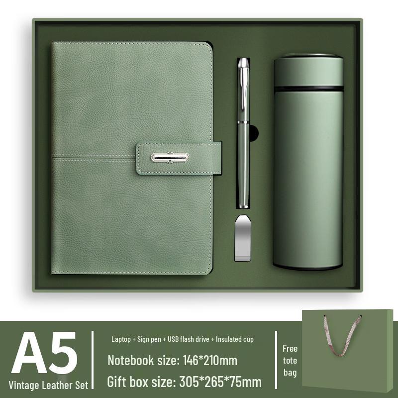 Jingyoujia Stylish Notebook & Thermos Set
