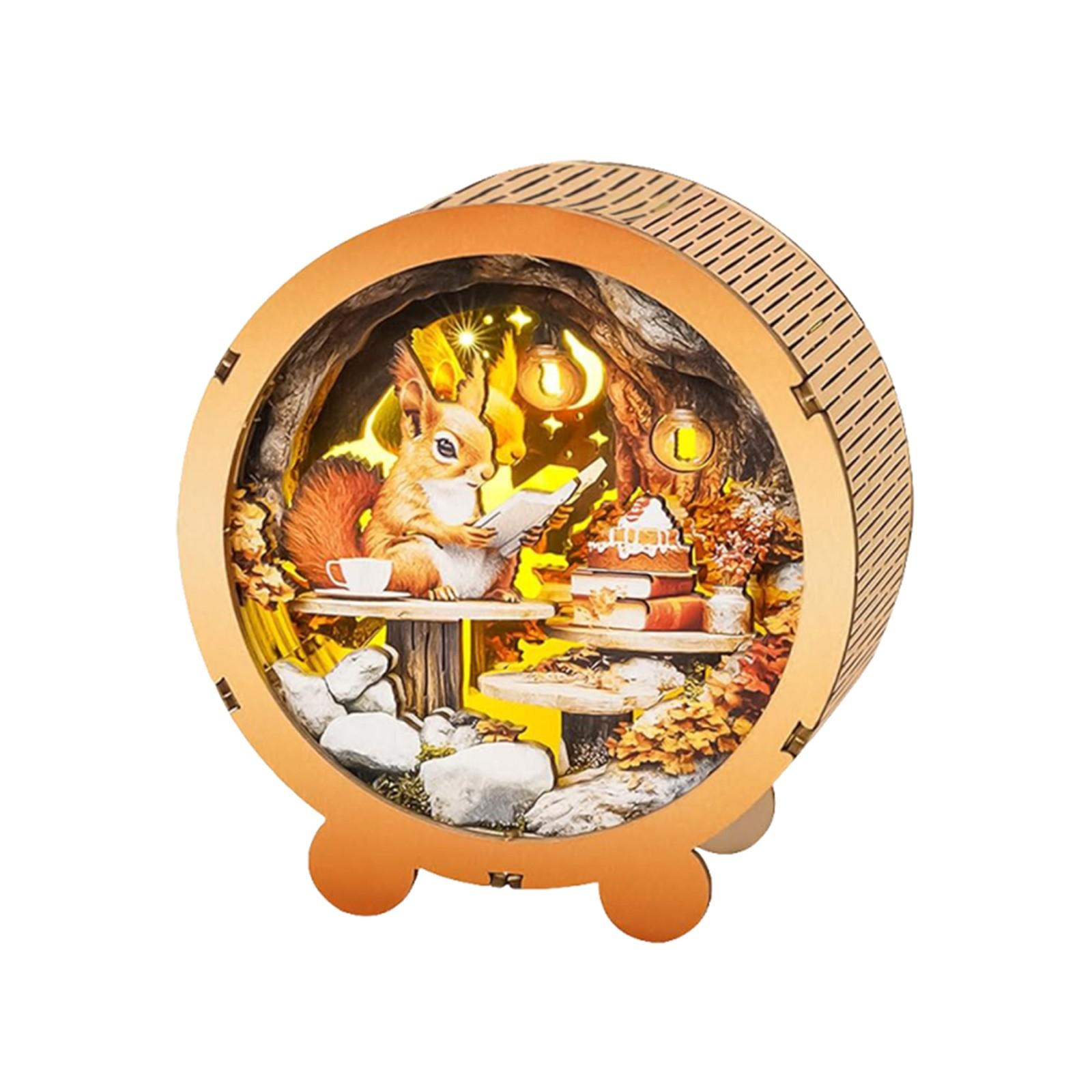 

Деревянные пазлы 3D Ночник (Мир Динозавров) DIY поделки для взрослых 3D деревянные пазлы ночник для семьи и друзей One Size