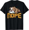 Nope Lazy English Bulldog Funny Dog Pet Lover Gift Unisex T-Shirt
