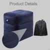 Inflatable Foot Rest Pillow Airplane Travel Leg Professional Comfortable Adjustable
