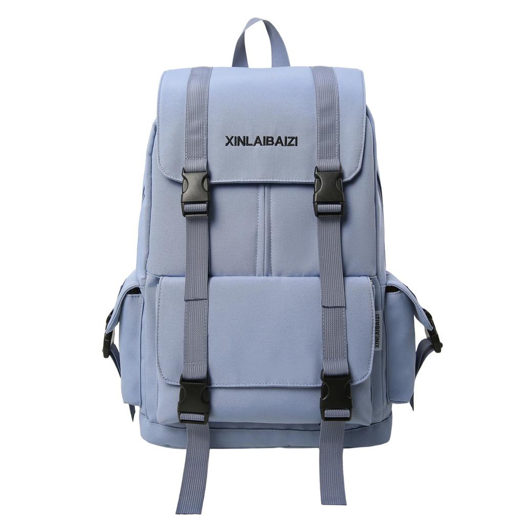 Schoolbag Junior high school backpack male trendy brand college student schoolbag travel leisure backpack large capacity computer bag street trend