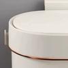 Wall-Mounted Trash Can with Lid Anti-Odor Insect-Proof Sealed Design No Drilling Large Opening Kitchen Garbage Bin