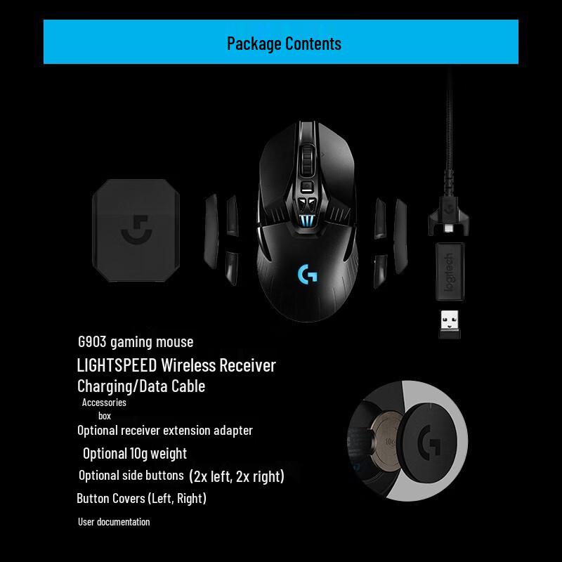 Logitech G903 HERO Wireless Gaming Mouse