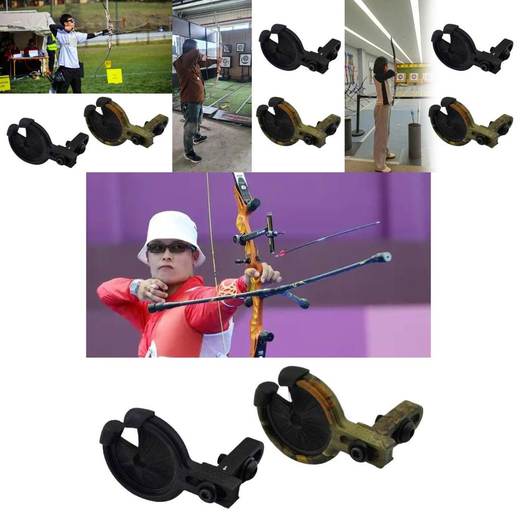 Traditional Bow Arrow Rest With Alloy And Brush Material For Archery Practice And Hunting