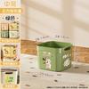 Multifunctional desktop storage box, snack toy sorting basket, wardrobe, living room household cute cartoon sundries storage box