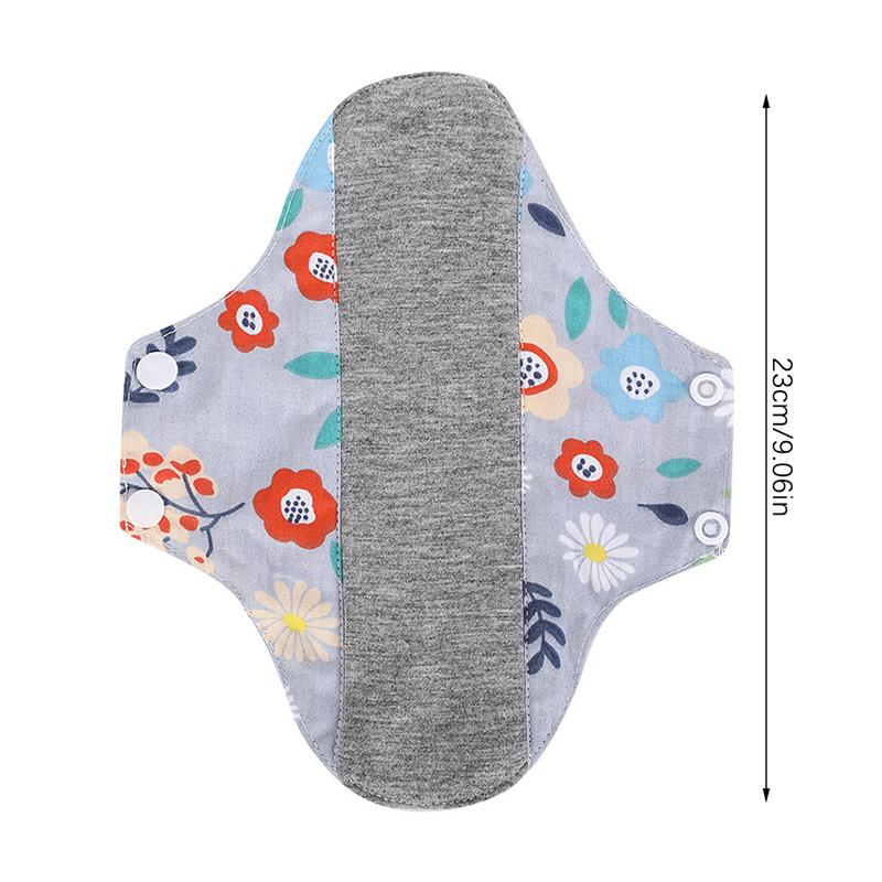 1Pcs 18/23Cm Anti-Slip Graphene Antimicrobial Sanitary Pads Reusable Care Pads Breathable Maternity Menstrual Pads For Women