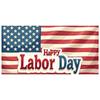 USA Celebration Polyester Material Party Backdrop Stars and Stripes Labor Day Banner for National Holiday