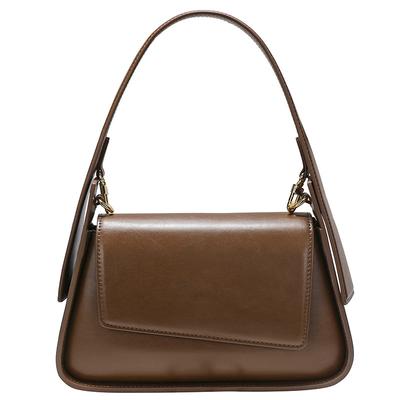 Irregular, Niche Women's Bag with Large Capacity, Leather-textured Single-shoulder Underarm Bag