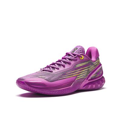 Zap 3 Bauhinia Cushioning, Wear Resistant Low Top Basketball Shoes Men's Purple Gold 912611111S-1