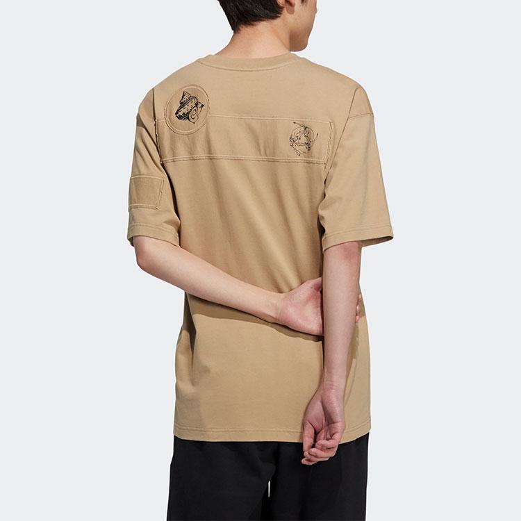 Adidas Originals Trefoil Logo Crew Neck T-Shirt Men Tops Hemp HA1494