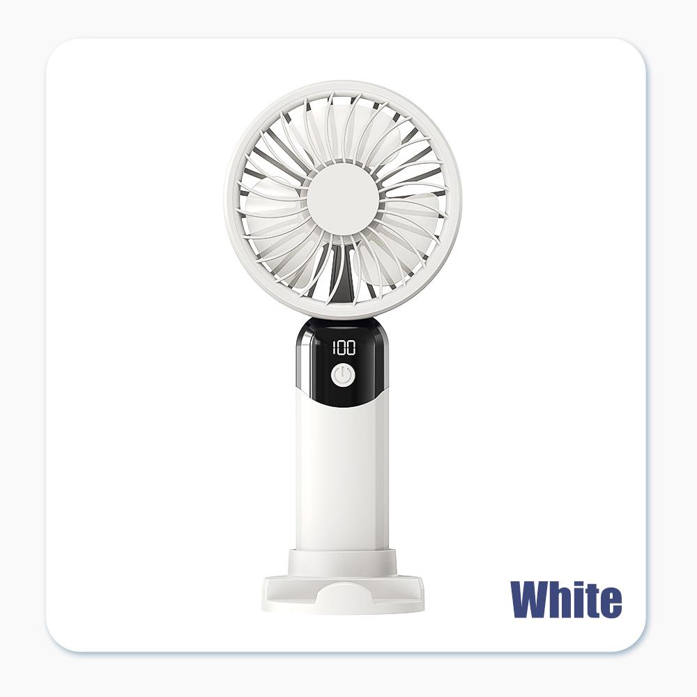 Mini Portable Handheld Fan Refrigeration Small Air conditioner 6 Speed wind Adjustable 2000mAh High-speed USB Outdoor CoolingFan