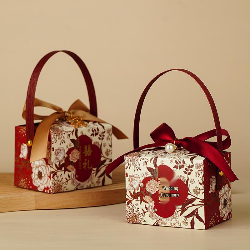 2025 Creative Chinese Wedding Candy Gift Box