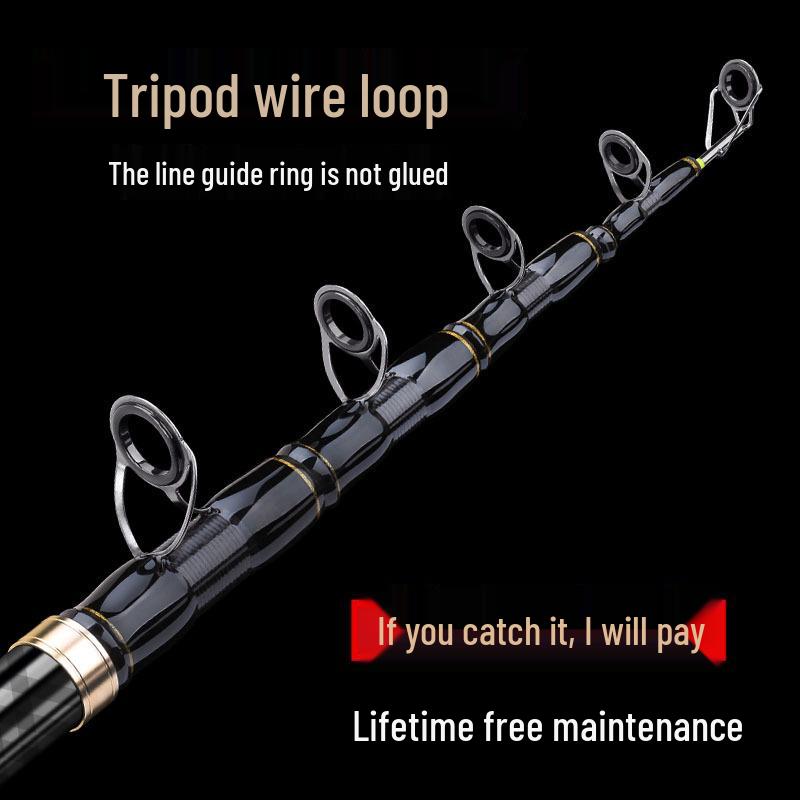 Ultra-light & Ultra-hard High Carbon Long Cast Fishing Rod for Grass & Silver Carp